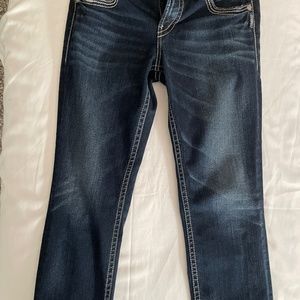 Suki Silver Jean Capris